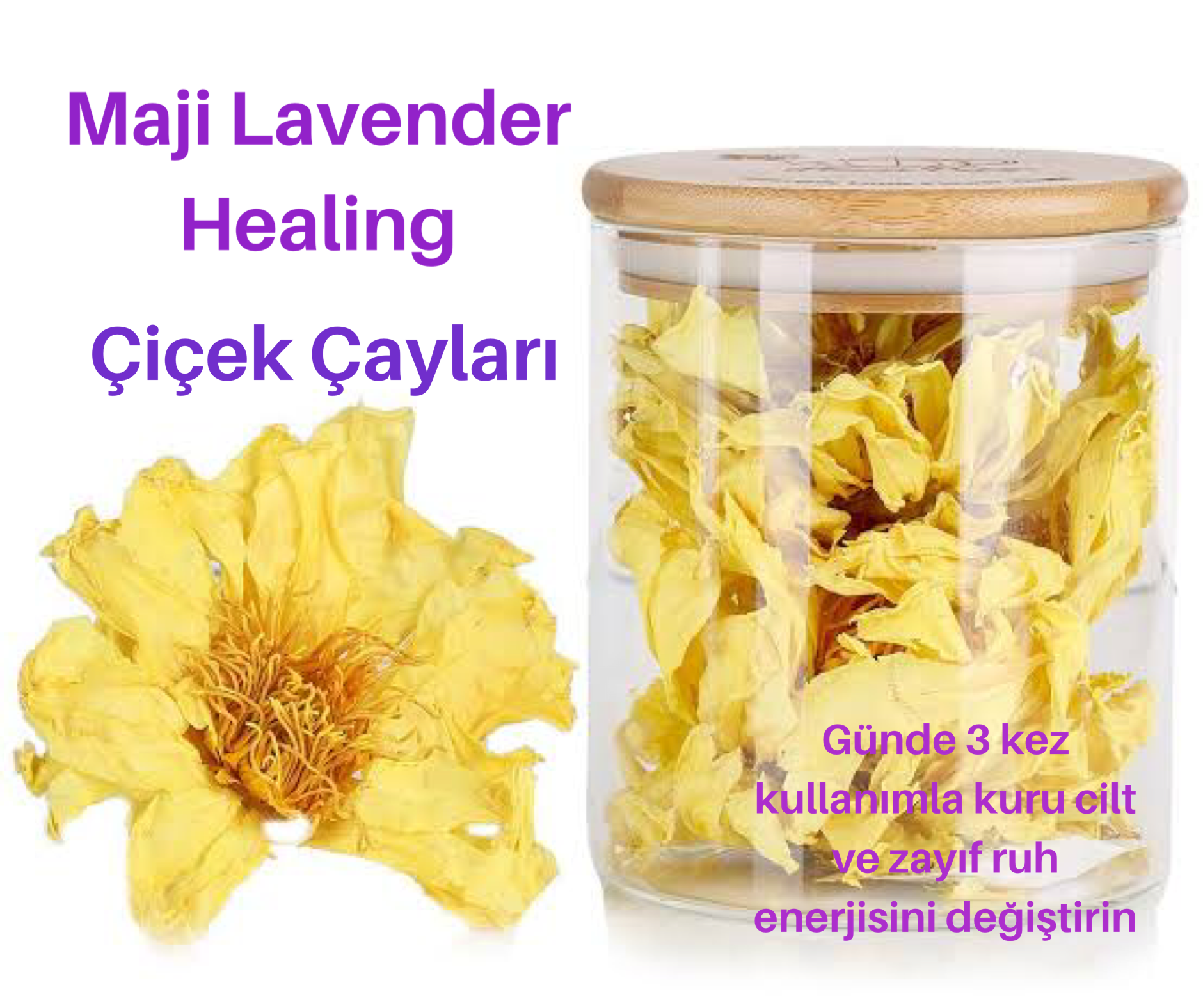 Çiçek Çayları /Calendula/Jasmın/Lavander/Rose e/Centaury